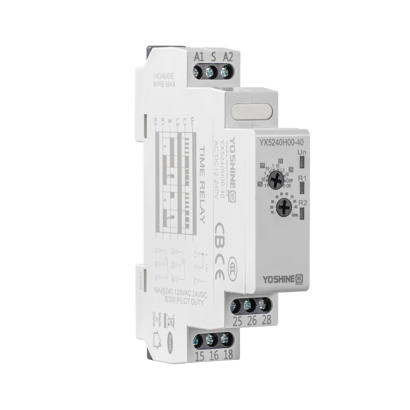 YX5240H00-40  Double Trigger Single Time Delay Time Relay