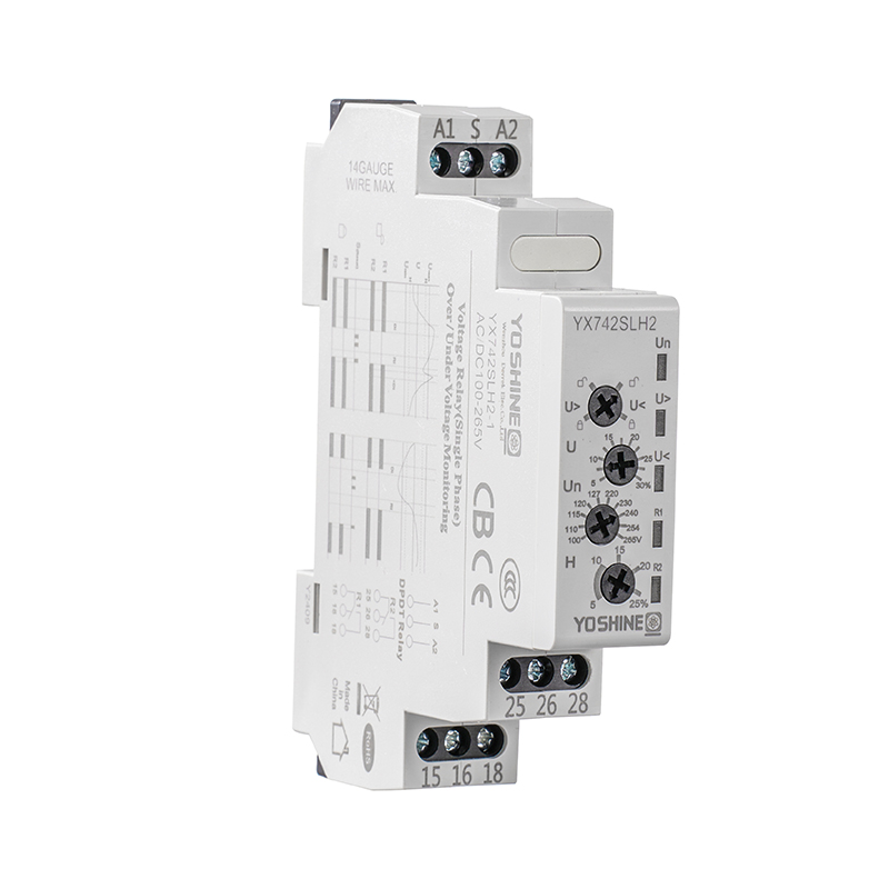 YX742SLH2 Single-Phase Automatic Reset Voltage Protection Relay