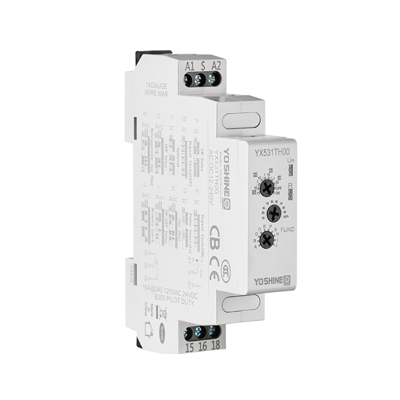 YX531T Guide Rail Type Multifunctional Time Relay