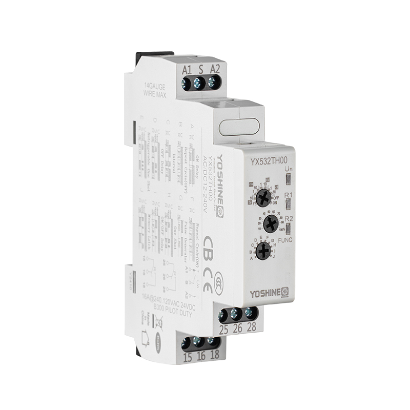 YX532T Guide Rail Type Multifunctional Time Relay